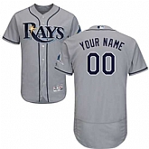 Customized Men's Tampa Bay Rays Gray Flexbase Jersey,baseball caps,new era cap wholesale,wholesale hats