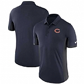Men's Chicago Bears Nike Navy Evergreen Polo 90Hou,baseball caps,new era cap wholesale,wholesale hats
