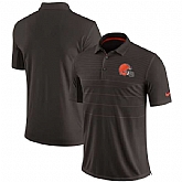 Men's Cleveland Browns Nike Brown Early Season Polo 90Hou,baseball caps,new era cap wholesale,wholesale hats