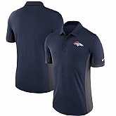Men's Denver Broncos Nike Navy Evergreen Polo 90Hou,baseball caps,new era cap wholesale,wholesale hats