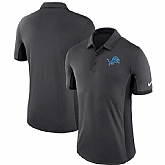 Men's Detroit Lions Nike Black Evergreen Polo 90Hou,baseball caps,new era cap wholesale,wholesale hats