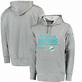 Men's Nike Miami Dolphins Nike Gray Circuit Property Of Performance Pullover Hoodie 90Hou,baseball caps,new era cap wholesale,wholesale hats