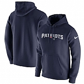 Men's Nike New England Patriots Nike Navy Club Fleece Pullover Hoodie 90Hou,baseball caps,new era cap wholesale,wholesale hats