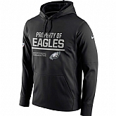 Men's Nike Philadelphia Eagles Nike Black Circuit Property Of Performance Pullover Hoodie 90Hou,baseball caps,new era cap wholesale,wholesale hats