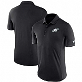 Men's Philadelphia Eagles Nike Black Evergreen Polo 90Hou,baseball caps,new era cap wholesale,wholesale hats