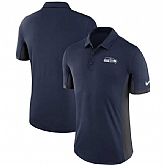 Men's Seattle Seahawks Nike College Navy Evergreen Polo 90Hou,baseball caps,new era cap wholesale,wholesale hats