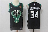 Nike Milwaukee Bucks #34 Giannis Antetokounmpo Black Stitched NBA Jersey,baseball caps,new era cap wholesale,wholesale hats