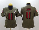 Women Nike Atlanta Falcons #11 Julio Jones Olive Salute To Service Limited Jerseys,baseball caps,new era cap wholesale,wholesale hats