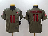 Youth Nike Arizona Cardinals #11 Larry Fitzgerald Olive Salute To Service Limited Jerseys,baseball caps,new era cap wholesale,wholesale hats