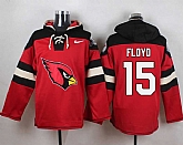 Arizona Cardinals #15 Michael Floyd Red Player Stitched Pullover NFL Hoodie,baseball caps,new era cap wholesale,wholesale hats