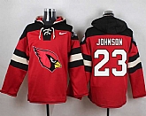 Arizona Cardinals #23 Chris Johnson Red Player Stitched Pullover NFL Hoodie,baseball caps,new era cap wholesale,wholesale hats