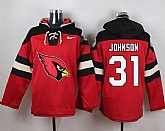 Arizona Cardinals #31 David Johnson Red Player Stitched Pullover NFL Hoodie,baseball caps,new era cap wholesale,wholesale hats