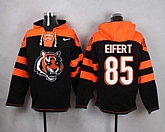 Cincinnati Bengals #85 Tyler Eifert Black Player Stitched Pullover NFL Hoodie,baseball caps,new era cap wholesale,wholesale hats