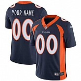 Customized Men & Women & Youth Nike Broncos Navy Vapor Untouchable Player Limited Jersey,baseball caps,new era cap wholesale,wholesale hats