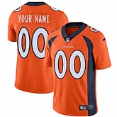 Customized Men & Women & Youth Nike Broncos Orange Vapor Untouchable Player Limited Jersey,baseball caps,new era cap wholesale,wholesale hats