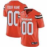 Customized Men & Women & Youth Nike Browns Orange Vapor Untouchable Player Limited Jersey,baseball caps,new era cap wholesale,wholesale hats