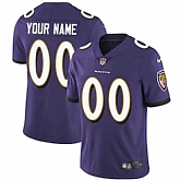 Customized Men & Women & Youth Nike Ravens Purple Vapor Untouchable Player Limited Jersey,baseball caps,new era cap wholesale,wholesale hats