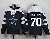 Dallas Cowboys #70 Zack Martin Navy Blue Player Stitched Pullover NFL Hoodie,baseball caps,new era cap wholesale,wholesale hats