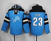 Detroit Lions #23 Darius Slay Blue Player Stitched Pullover NFL Hoodie,baseball caps,new era cap wholesale,wholesale hats