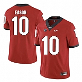 Georgia Bulldogs #10 Jacob Eason Red College Football Jersey DingZhi,baseball caps,new era cap wholesale,wholesale hats
