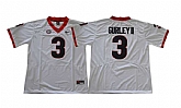 Georgia Bulldogs #3 Todd Gurley II White College Football Jersey,baseball caps,new era cap wholesale,wholesale hats