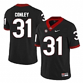 Georgia Bulldogs #31 Chris Conley Black College Football Jersey DingZhi,baseball caps,new era cap wholesale,wholesale hats