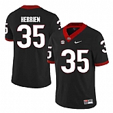 Georgia Bulldogs #35 Brian Herrien Black College Football Jersey DingZhi,baseball caps,new era cap wholesale,wholesale hats