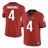 Georgia Bulldogs #4 Keith Marshall Red College Football Jersey DingZhi,baseball caps,new era cap wholesale,wholesale hats