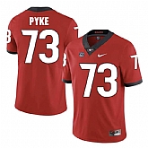 Georgia Bulldogs #73 Greg Pyke Red College Football Jersey DingZhi,baseball caps,new era cap wholesale,wholesale hats