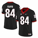Georgia Bulldogs #84 Leonard Floyd Black College Football Jersey DingZhi,baseball caps,new era cap wholesale,wholesale hats