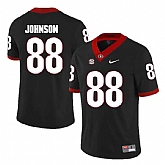 Georgia Bulldogs #88 Toby Johnson Black College Football Jersey DingZhi,baseball caps,new era cap wholesale,wholesale hats