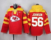 Kansas City Chiefs #56 Derrick Johnson Red Player Stitched Pullover NFL Hoodie,baseball caps,new era cap wholesale,wholesale hats
