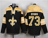 New Orleans Saints #73 Jahri Evans Black Player Stitched Pullover NFL Hoodie,baseball caps,new era cap wholesale,wholesale hats