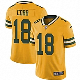 Nike Green Bay Packers #18 Randall Cobb Yellow NFL Vapor Untouchable Player Limited Jersey,baseball caps,new era cap wholesale,wholesale hats