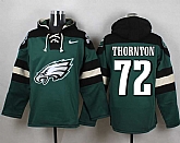Philadelphia Eagles #72 Cedric Thornton Midnight Green Player Stitched Pullover NFL Hoodie,baseball caps,new era cap wholesale,wholesale hats
