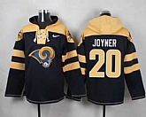 St. Louis Rams #20 Lamarcus Joyner Navy Blue Player Stitched Pullover NFL Hoodie,baseball caps,new era cap wholesale,wholesale hats