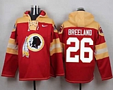 Washington Redskins #26 Bashaud Breeland Burgundy Red Player Stitched Pullover NFL Hoodie,baseball caps,new era cap wholesale,wholesale hats