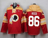 Washington Redskins #86 Jordan Reed Burgundy Red Player Stitched Pullover NFL Hoodie,baseball caps,new era cap wholesale,wholesale hats