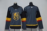 Women Vegas Golden Knights Blank Gray Adidas Stitched Jersey,baseball caps,new era cap wholesale,wholesale hats