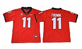 Georgia Bulldogs #11 Jake Fromm Red College Football Jersey,baseball caps,new era cap wholesale,wholesale hats