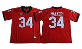 Georgia Bulldogs #34 Herchel Walker Red College Football Jersey,baseball caps,new era cap wholesale,wholesale hats