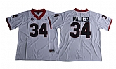 Georgia Bulldogs #34 Herchel Walker White College Football Jersey,baseball caps,new era cap wholesale,wholesale hats