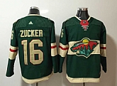 Minnesota Wild #16 Jason Zucker Green Adidas Stitched NHL Jersey,baseball caps,new era cap wholesale,wholesale hats
