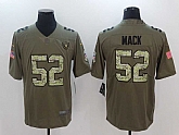 Nike Oakland Raiders #52 Khalil Mack Olive Camo Salute To Service Limited Jerseys,baseball caps,new era cap wholesale,wholesale hats