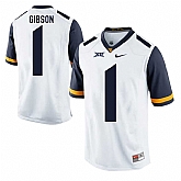 West Virginia Mountaineers #1 Shelton Gibson White College Football Jersey DingZhi,baseball caps,new era cap wholesale,wholesale hats