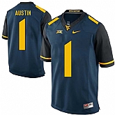 West Virginia Mountaineers #1 Tavon Austin Navy College Football Jersey DingZhi,baseball caps,new era cap wholesale,wholesale hats