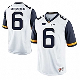 West Virginia Mountaineers #6 Reggie Roberson Jr. White College Football Jersey DingZhi,baseball caps,new era cap wholesale,wholesale hats