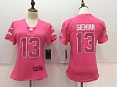 Women Nike Denver Broncos #13 Trevor Siemian Pink Vapor Untouchable Player Limited Jerseys,baseball caps,new era cap wholesale,wholesale hats