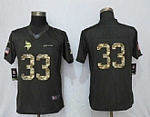 Women Nike Minnesota Vikings #33 Dalvin Cook Anthracite Salute To Service Limited Jerseys,baseball caps,new era cap wholesale,wholesale hats