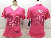 Women Nike Oakland Raiders #24 Marshawn Lynch Pink Vapor Untouchable Player Limited Jerseys,baseball caps,new era cap wholesale,wholesale hats